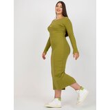 FANCY Dress-FA-SK-0244.96-olive | shoptok.hr