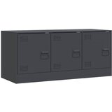 Maison Chic TV omarica - TV stojalo - Televizijska omarica antracitna 99x39x44 cm jeklo, (21702172) | Shoptok.si