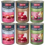 Animonda GranCarno Adult Monoprotein mešano pakiranje 6 x 400 g - Mešanica z govedino | Shoptok.si