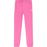 Calvin Klein Jeans Hlače svetlo roza / bela