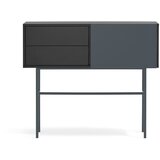 Teulat Crni/antracitno sivi pomoćni stol 35x110 cm Nube – | shoptok.hr