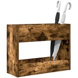  Stalak za kišobran s pohranom Dimljeni hrast 65 x 24 x 50 cm | shoptok.hr
