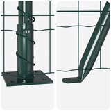 Euro Ograđivanje s Betonskom Bazom 25 x 0,8 m Zelena Mreža | shoptok.hr
