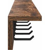  Vješalica za kapute na zidu Dimljeni hrast 80 x 10,5 x 10,5 cm | shoptok.hr