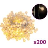  Vilinski rasvjetni lanac 20 m 200 LED topli bijeli 8 funkcija | shoptok.hr