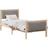  Konstrukcija postelje z vzglavjem Taupe 75 x 190 cm blago, (5000084757) | Shoptok.si