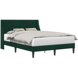 Krevetna konstrukcija Tamnozelena 140 x 190 cm Baršun | shoptok.hr
