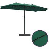  Vrtni suncobran Zelena 385 x 209 x 244 cm Poliester | shoptok.hr