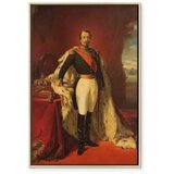  Slika - Franz Xaver Winterhalter – Portrait of Napoleon III 40x60 U prirodnom drvenom okviru | shoptok.hr