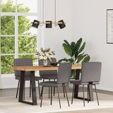 Maison Chic Jedilni stoli - Vzorci stoli 4 kosi sivo umetno usnje A893, (22032548) | Shoptok.si