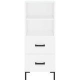  Komoda - Predalnik bela 34,5x34x90 cm inženirski les, (21716137) | Shoptok.si