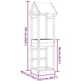  Igraći Toranj Smeđa Solidno Impregnirano Drvo | shoptok.hr