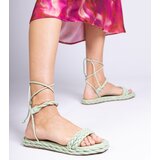 D/CEO marka niezdefiniowana Green woven women's sandals Tarina | ePonuda.com