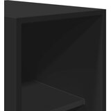  Ormar crni 30 x 50 x 200 cm od konstruiranog drva | shoptok.hr