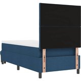  Krevet s opruga kutije s uzglavljem Plava 90 x 200 cm tkanina | shoptok.hr