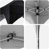  Rastezljivi šator za zabave Antracit 575 x 288 x 245 cm | shoptok.hr