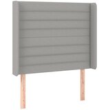  box spring s madracem LED svjetlosivi 80x200 cm tkanina | shoptok.hr