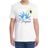 La Martina Majice s kratkimi rokavi YMR317-JS395-00001 Bela | Shoptok.si
