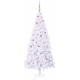  Umjetno božićno drvce s stalakom Bijelo 180 cm PVC i čelik | shoptok.hr