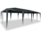 vidaXL Šotor za zabave Zeleni 8x4 m PE | Shoptok.si