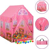  Dječji šator za igru s 250 loptica ružičasti 69 x 94 x 104 cm | shoptok.hr