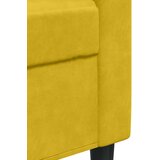  Dvosjed žuti 120 cm baršunasti | shoptok.hr