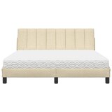  Krevet s madracem Hanko krem 160x200 cm od tkanine | shoptok.hr