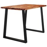  Blagovaonski stol sa živim rubom 110x70x75 cm od drva bagrema | shoptok.hr