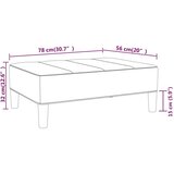 Stolček za noge črn 78x56x32 cm blago, (20818662) | Shoptok.si