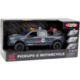  Veliki model kamioneta za igru s motociklom 1:12 - sivo/nacrveni | Shoptok.si