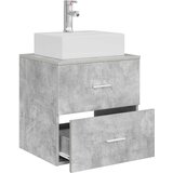  Umivaonik s policom Betonska siva 49,5 x 41 x 62,5 cm | shoptok.hr