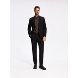 Reserved Slim fit sako s dodatkom viskoze - crno Cijene