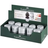 Rezač za grafitne olovke FABER CASTELL za grafitnu olovku Grip Trio Box 183800 (Sivi) Siva 10 kom