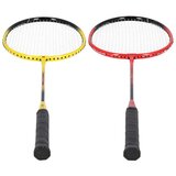 Nrz264 aluminijski / badminton set 4 rakete + 3 perja za loptice + mreža 600x60cm + navlaka nils | shoptok.hr