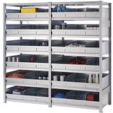 hofe regal za razsuti material, višina regala 2000 mm, osnovni regal, šxg 1060 x 335 mm | Shoptok.si