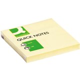 Q-Connect Blok tix kocka 76mm x 76mm 100lističev pastelno rumen KF10502, (20377709) | Shoptok.si