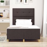  Postelja Temno Rjava 120x200 cm Tkanina, (22049372) | Shoptok.si