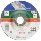Bosch Rezni disk A 30 S BF (Promjer rezne ploče: 125 mm, Provrt: 22,23 mm, Prikladno za: Metal, 5 Kom.)