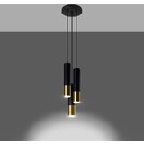  Obesna svetilka LOOPEZ 3P črna/zlata, (21347929) | Shoptok.si