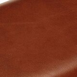 vidaXL Telovadna klop 58 cm rjava pravo usnje in trden mangov les | Shoptok.si