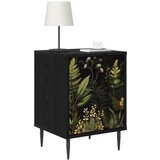  Noćni ormar RHENEN Crni hrast 36 x 33 x 51 cm Konstruirano drvo | shoptok.hr