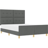  Krevetna konstrukcija Tamno siva 140 x 190 cm tkanina | Eponuda.com