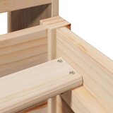 vidaXL Okvir kreveta bez madraca 90 x 190 cm od masivne borovine | shoptok.hr