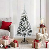 vidaXL Umestno božično drevo Zelena 120 cm PVC, jeklo in plastika | Shoptok.si