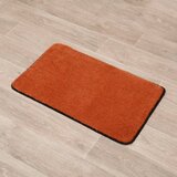 Tendance KUPAONSKI TEPIH 45X75 CM, MIKROFIBRA, NARANČASTI SA CRNIM OBRUBOM | shoptok.hr