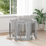  Vrata za pse z stojali 6 pcs Siva Sonoma 60 x 80 cm, (5000232669) | Shoptok.si