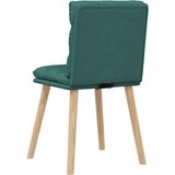  Jedilni stoli 6 kosov temno zeleno blago, (21822524) | Shoptok.si
