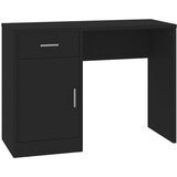 Maison Chic Pisalna miza - pisarniška miza - Računalniška miza s predalom in omarico črna 100x40x73 cm inžen. les, (21785315) Cene