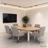  Okretne radne stolice 6 kom. 54 x 58 x 90 cm Sivosmeđa Tkanina | Eponuda.com
