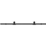 vidaXL Komplet opreme za drsna vrata 183 cm jeklo črne barve | Shoptok.si
